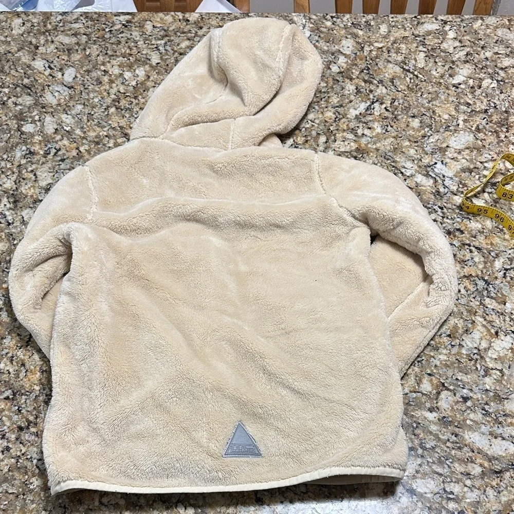 L.L. Bean Tan Fleece Jacket